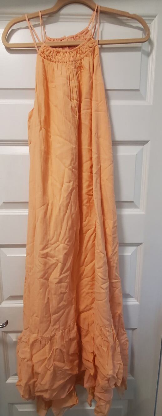 Peach Loft Maxi dress size m.a30